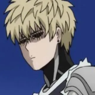 🥊 Genos One-Punch Man Genos, One-Punch Man, Anime, Cyborg, Bohater telegram sticker