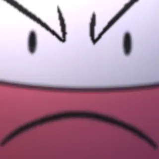 ☹️ Electrode Pokemon pokemon, electrode, irritado, rosto, videogame telegram sticker