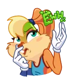 🤢 EWW! อี๋, ขยะแขยง, รำคาญ, การ์ตูน, สติกเกอร์, สีหน้า telegram sticker