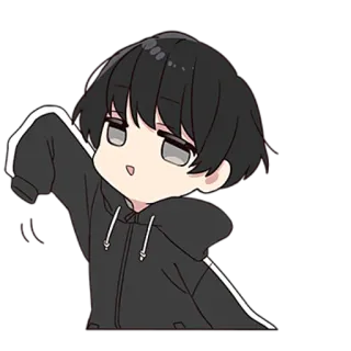 😀 Anime, Chibi, Sticker, Dessin animé, Personnage, Mignon telegram sticker