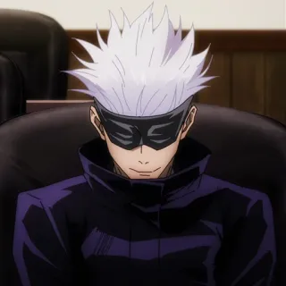 🤍 Satoru Gojo Jujutsu Kaisen anime, manga, gojo, satoru, character telegram sticker