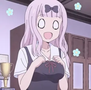 🌟 Chika Fujiwara Kaguya-sama: Love Is War Anime, Manga, Kawaii, Schattig, Chika, Fujiwara telegram sticker