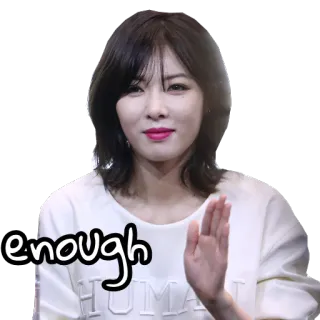 😕 I've had enough kobieta, osoba, ręka, wystarczająco, wyraz telegram sticker