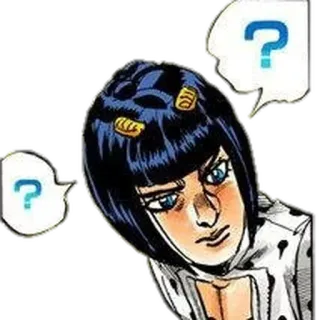 ❓ Bruno Bucciarati JoJo's Bizarre Adventure Anime, Frage, Jojo, Manga whatsapp sticker