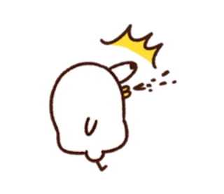 🐤 Kreskówka, Kaczka, Sfrustrowany, Zły, Uroczy telegram sticker
