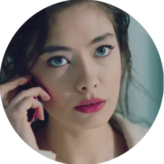 🙄 mujer, persona, cara, retrato telegram sticker