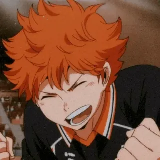 🌌 Hinata Shoyo Haikyuu anime, volleyball, manga, Hinata, sports telegram sticker