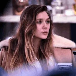 🍓 Elizabeth Olsen นักแสดงหญิง, ผู้หญิง, คนดัง, ภาพเหมือน telegram sticker