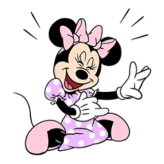 Минни Маус telegram stickers
