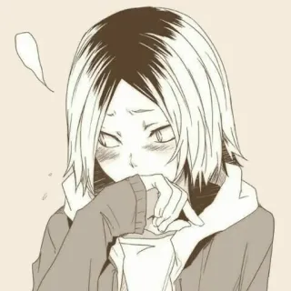 Black Neko telegram stickers