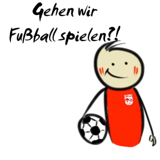 ⚽ Fußball, Sport, Fußball, Cartoon, süß, Aufkleber whatsapp sticker