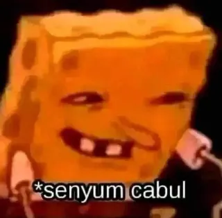 🌟 SpongeBob SquarePants *senyum cabul telegram sticker
