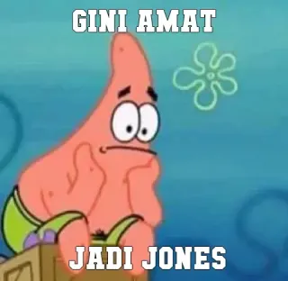 😈 Patrick Star Spongebob Squarepants GINI AMAT
JADI JONES Патрик Стар, Спанч Боб, Мультфильм, Мем, Текст, Смешной telegram sticker
