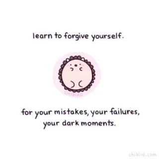 🐝 learn to forgive yourself.
for your mistakes, your failures, your dark moments. прощение, забота о себе, мотивация, позитив, поддержка whatsapp sticker