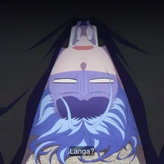 💎 Langa Langa? anime, cartoon, portrait telegram sticker