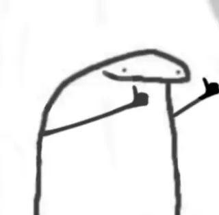 👍 Meme, Sticker, Florkofcows, Joinha, Gesto ofensivo whatsapp sticker