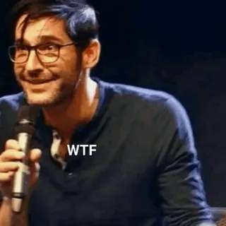 😐 WTF WTF, выражение, смешно, мем telegram sticker