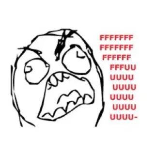 🤬 FFFFFF
FFFFFF
FFFFFF
FFFFUU
UUUU
UUUU
UUUU
UUUU- meme, rage face, funny, internet meme telegram sticker