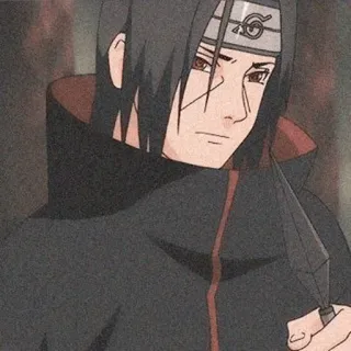 🎼 Itachi Naruto Аниме, Манга, Ниндзя, Итачи, Учиха, Наруто telegram sticker