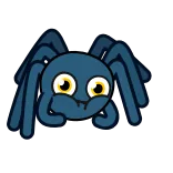 🤢 araña, lindo, dibujos animados, animal, insecto, arácnido telegram sticker