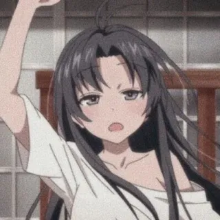 😒 Anime, Mädchen, Charakter, Illustration telegram sticker