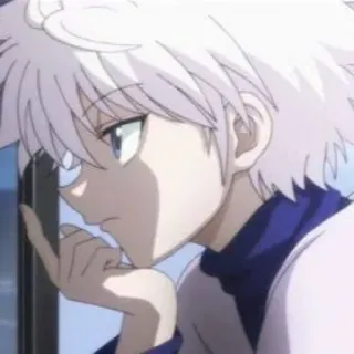 🇯🇵 Killua Zoldyck Hunter x Hunter anime, killua, hunter x hunter, white hair, anime character, zoldyck telegram sticker