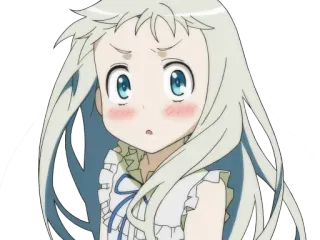 😳 อนิเมะ, ผู้หญิง, น่ารัก, ตัวละคร, ภาพประกอบ telegram sticker