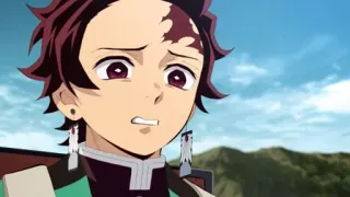 🤢 Tanjiro Kamado Demon Slayer Аниме, Манга, Клинок, рассекающий демонов, Танджиро, обеспокоен, встревожен telegram sticker
