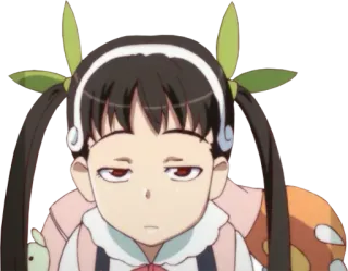 😑 Mayoi Hachikuji Monogatari Anime, Mayoi Hachikuji, Monogatari, Personaje, Chica, Mochila telegram sticker