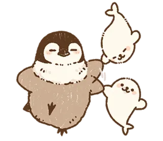 ₍ Pᥱρᥱ ᴛɦᥱ ρᥱᥒgᥙiᥒ ₎ ˚₊· ♡ @mewsticks telegram stickers