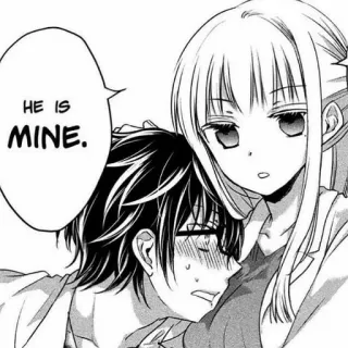 🫧 HE IS MINE. Anime, Manga, Romans, Para, Miłość, Zaborczy, Zazdrość telegram sticker