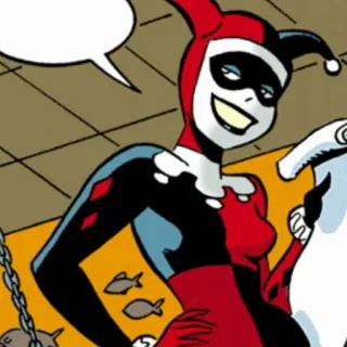 📎 Harley Quinn Harley Quinn, DC Comics, Bösewicht, Comic, Cartoon, Figur telegram sticker