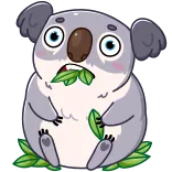Kozy Koala | @Premium_Emojis_Telegram telegram emojis 😳