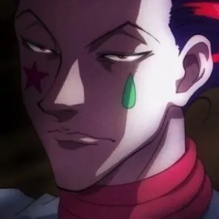😠 Hisoka Hunter x Hunter Anime, Manga, Payaso, HunterxHunter, Hisoka whatsapp sticker
