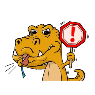 T-Rex telegram stickers
