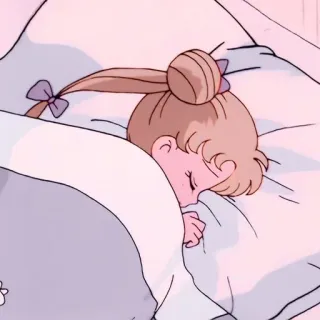 🥱 sleep, sleeping, bed, cute, cartoon telegram sticker