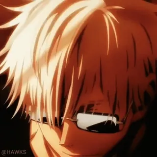 😎 Satoru Gojo Jujutsu Kaisen Anime, Óculos, Cabelo Branco, Gojo, Jujutsu Kaisen telegram sticker