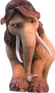 😤 Ellie Ice Age мамонт, мультфильм, животное, Элли, Ледниковый период telegram sticker