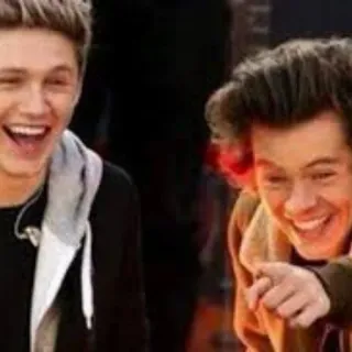 😂 men, smiling, laughing, portrait, harry styles, niall horan, one direction, celebrities telegram sticker