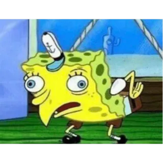 🙄 Spongebob Squarepants Мультфильм, Спанч Боб, Смешной, Мем telegram sticker