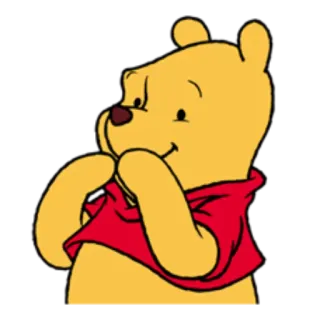 😊 Winnie the Pooh Winnie the Pooh, Cartone animato, Personaggio, Disney, Amichevole, Orso telegram sticker