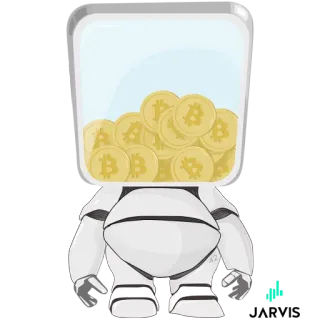 🤑 Bitcoin, Kryptowährung, Coins, Finanzen, Geld, Roboter, Digitale Währung whatsapp sticker