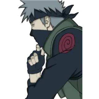 🤔 Kakashi Naruto Аниме, Наруто, Какаши, Ниндзя, Манга, Персонаж telegram sticker