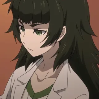 ⚙️ Maho Hiyajo Steins;Gate Anime, Steins Gate, Maho Hiyajo, Cientista whatsapp sticker