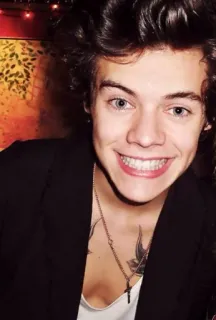 😬 Harry Styles singer, celebrity, portrait, musician, man, teen idol, one direction telegram sticker