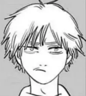 😒 Denji Chainsaw Man anime, manga, chainsaw man, denji telegram sticker