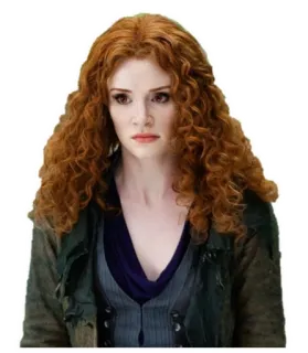 🙁 Rosalie Hale Twilight vampir, rambut keriting, rambut merah, wanita, film telegram sticker