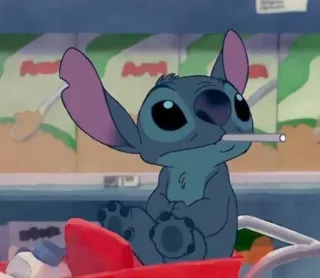 👀 Stitch стич, мультфильм, персонаж, диcней, лило и стич telegram sticker