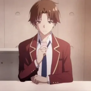 😒 Ayanokoji Kiyotaka Classroom of the Elite Anime, Ragazzo, Classroom of the Elite, Ayanokoji, Personaggio telegram sticker