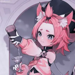 🌸 Anime, Dibujos animados, Personaje, Kawaii, Lindo, Manga telegram sticker